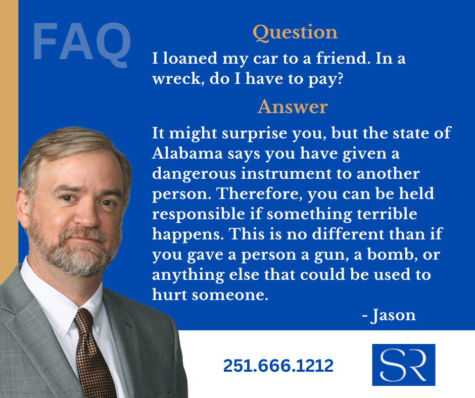 FAQ - An Accident When a Friend Uses Your Car. Who Pays?