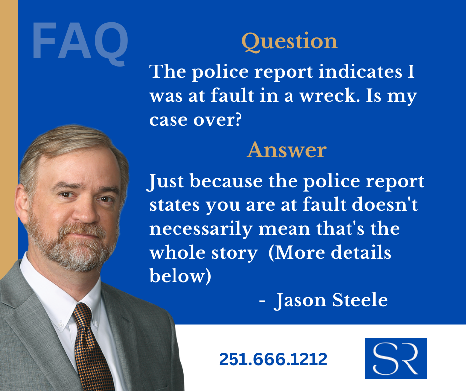 FAQ - Police Report & My Legal Case