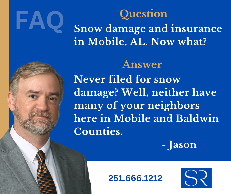 FAQ - Snow Damage in Mobile, Alabama?